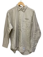 画像：長袖シャツ/M/コットン/BEG/241SPNH-SHM01