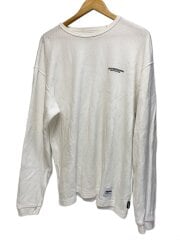 画像：長袖Tシャツ/L/コットン/WHT/242FPNH-CSM08