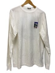 画像：長袖Tシャツ/M/コットン/WHT/無地/293J661E0753