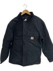 画像：ジャケット/L/コットン/BLK/C003-BLK