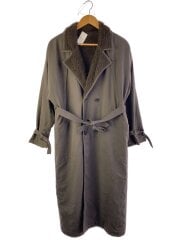 画像：コート/2/ポリエステル/BRW/無地/17101-0061