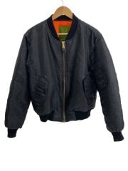 画像：フライトジャケット/S/ナイロン/BLK/01164518