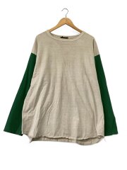 画像：7.8oz BASEBALL SHIRT/長袖Tシャツ/52/コットン/BEG/8050-00-21004//