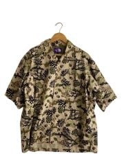 画像：BOTANICAL PRINT H/S SHIRT/XL/コットン/BEG/総柄