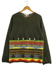画像：ニット・セーター(薄手)/L/ウール/KHK/W24502//