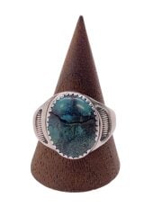 画像：リング/SV925/19号/カラーストーン/SLV/メンズ