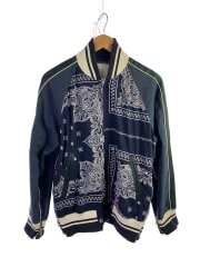 画像：ブルゾン/1/ポリエステル/NVY/総柄/19-01911M