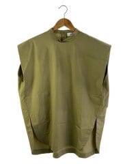 画像：ノースリーブブラウス/2/コットン/KHK/201-15110 008