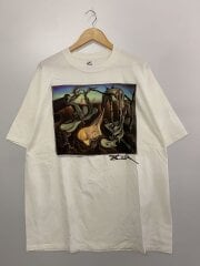 画像：90s/SALVADOR DALI/Tシャツ/MADE IN USA/袖×裾シングル/XL/コットン/WHT
