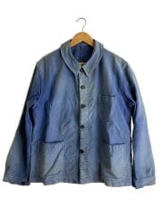 画像：50s-/BEAU-FORT/モールスキン/カバーオール/フェード/良雰囲気/NVY/リペア有//