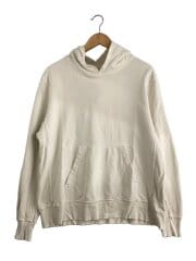 画像：ダメージ加工/プルオーバパーカー/L/コットン/WHT//
