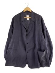 画像：24SS/コットンシルクジャケット/6/コットン/NVY/Z01-01024//