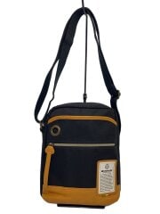 画像：ショルダーバッグ/ブラック/無地/内側汚れ有り/ビアンキ