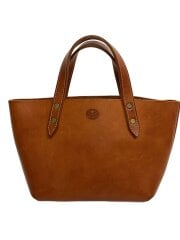 画像：TEMPESTI/ハンドバッグ/レザー/ブラウン