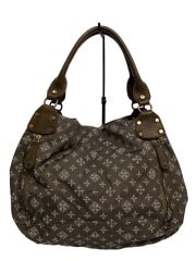 画像：トートバッグ/ブラウン/総柄/ラシット