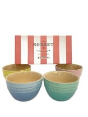 画像：The SORBET COLLECTION/SET OF 4 RICE BOWLS/4点セット/マルチカラー