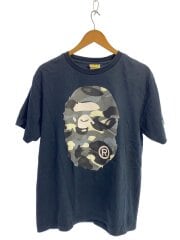 画像：Tシャツ/L/コットン/ブラック/プリント/アベイシングエイプ