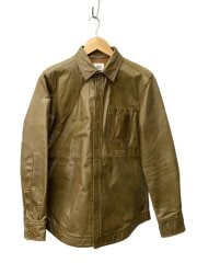 画像：レザージャケット・ブルゾン/3/牛革/KHK