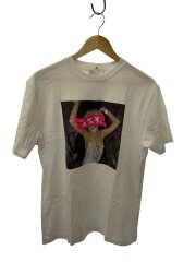 画像：Tシャツ/S/コットン/WHT/無地