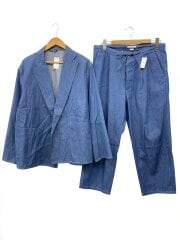 画像：Light oz Denim Cardigan Jacket/Easy Pants/セットアップ/3/ブルー