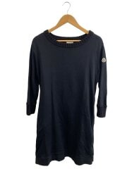 画像：ABITO/サイドジップ切替ワンピース/L/コットン/BLK/C20938559300