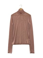 画像：SHEER HIGH NECK TOP/FREE/ナイロン/PNK/25-070-042-9020-4-0//