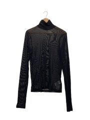 画像：SHEER HIGH NECK TOP/長袖Tシャツ/FREE/ナイロン/BLK//