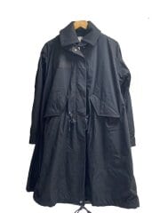 画像：18AW/ドッキングモッズコート/2/コットン/BLK/18-04043