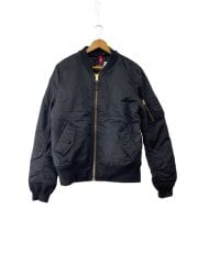 画像：フライトジャケット/MA-1/M/ナイロン/BLK/TA0130-201