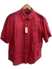 画像：CUSTOM FIT/半袖シャツ/L/リネン/PNK