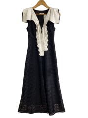 画像：25SS/セーラースカーフワンピース/半袖ワンピース/1/ポリエステル/BLK/SWFO252068//