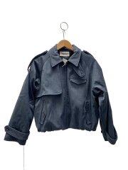 画像：ジャケット/S/ポリエステル/GRY/無地/TT24501092