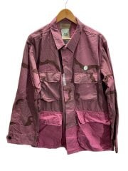 画像：ミリタリージャケット/L/コットン/PNK/カモフラ/24E28OAX07