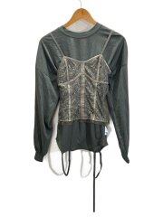 画像：長袖カットソー/FREE/レーヨン/GRN/01410320250//