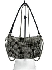 画像：ラインストーン/ミニショルダーバッグ/--/SLV