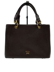 画像：ハンドバッグ/--/BRW/無地