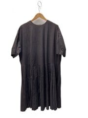 画像：半袖ワンピース/--/レーヨン/BRW/無地