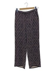 画像：ストレートパンツ/M/レーヨン/BLK/総柄/02310820770