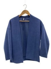 画像：カーディガン(厚手)/XS/ポリエステル/BLU/無地/FR1501TD