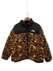 画像：1996 RETRO NUPTSE JACKET/ダウンジャケット/XL/ブラウン/総柄/NF0A3C8D