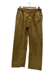 画像：マッシモ オスティ期 wide tucked chino pants ボトム/50/コットン/BEG