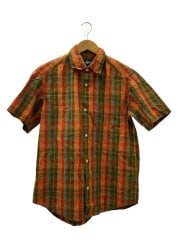 画像：半袖シャツ/90s/紺タグ/USA製/S/コットン/マルチカラー/チェック