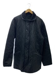 画像：キルティングジャケット/M/コットン/BLK/無地/MQU0020BK91