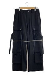 画像：カーゴパンツ/M/ポリエステル/BLK/無地/HA010079TO