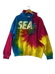 画像：パーカー/L/コットン/マルチカラー/タイダイ