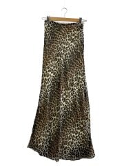 画像：ロングスカート/34/ポリエステル/BEG/レオパード/32-05-44-05001