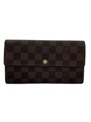 画像：ポシェット・ポルト・モネ・カルト・クレディ_ダミエ・エベヌ/PVC/BRW/メンズ