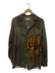 画像：長袖シャツ/1/ポリエステル/総柄/19AW-B-BL09-1//