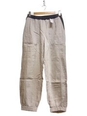 画像：トラックパンツ/リネン和紙/3/リネン/GRY/02243-0021