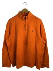 画像：ハーフジップスウェット/XL/コットン/ORN/71451